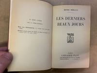Les derniers beaux jours