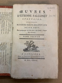 Œuvres contenant plusieurs écrits relatifs aux Beaux-Arts, dont quelques-uns ont déjà paru, mais fautifs; d'autres sont nouveaux 