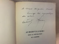 Aubervilliers sous la Révolution et l'Empire. Notes d'histoire locale