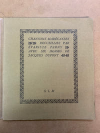 Chansons madécasses recueillies par… 