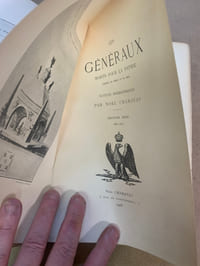 Les Généraux morts pour la Patrie. Armées de terre et de mer. Notices biographiques par Noël Charavay. Deuxième série 1805-1815