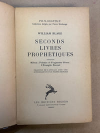 Premiers livres prophétiques - Seconds livres prophétiques