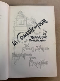 La Comédie du Jour sous la République Athénienne. Illustrations de Caran d’Ache