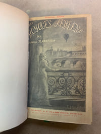 Mes Voyages Aériens. Impressions et études. Journal de bord de douze voyages scientifiques en ballon avec plans typographiques 