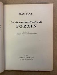 La vie extraordinaire de Forain 