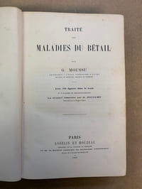 Traité des Maladies du bétail 