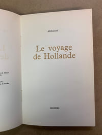 Le voyage de Hollande