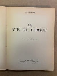 La vie du Cirque 