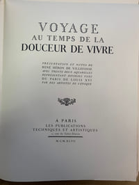 Voyage au temps de la douceur de vivre