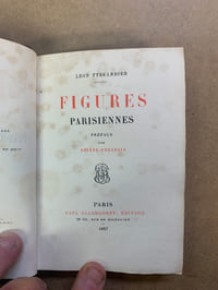 Figures parisiennes. Préface par Arsène Houssaye
