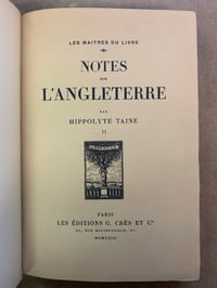 Notes sur l’Angleterre 
