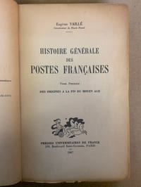 Histoire générale des Postes