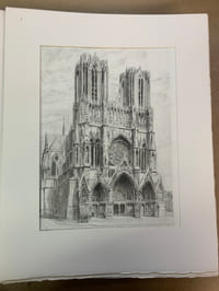 Cathédrales de France. Pointes sèches de Charles Samson
