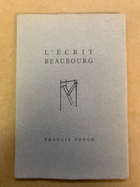 L’Ecrit Beaubourg