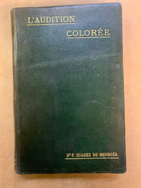 L’Audition Colorée. Etude sur les fausses sensations secondaires physiologiques et particulièrement sur les Pseudo-sensations de couleurs associées aux perceptions objectives des sons 