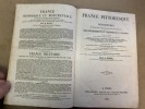 France pittoresque ou description pittoresque, topographique et statistique des Départements et Colonies de la France offrant en résumé  pour chaque ...