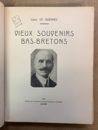 Vieux souvenirs Bas-Breton