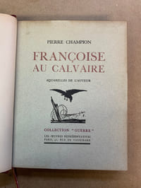 Françoise au calvaire. Aquarelles de l’auteur