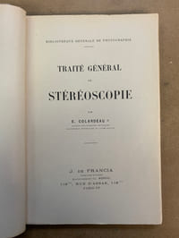 Traité général de Stéréoscopie