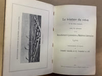 La Teinture du Coton et des fibres similaires avec les Colorants de la Manufacture Lyonnaise de Matières Colorantes, Lyon. Concessionnaires des brevets de Léopold Cassella et Cie