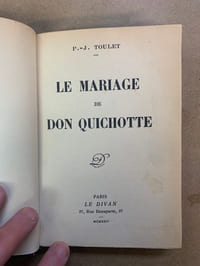 Le mariage de Don Quichotte