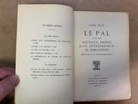 Le Pal suivi de Nouveaux propos d’un entrepreneur de démolitions. Edition originale