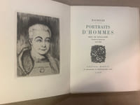 Portraits d’Hommes. Bois de Boullaire. Portrait de l’auteur par Ouvré