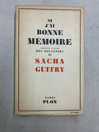 Si j’ai bonne mémoire 