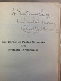 Les Bardes et Poètes Nationaux de la Bretagne Armoricaine. Anthologie contemporaine les XIX-XXè siècles. Préface d’Anatole Le Braz
