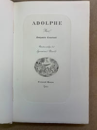 Adolphe. Pointes-sèches de Hermine David 