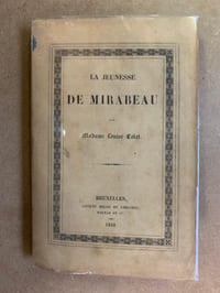 La jeunesse de Mirabeau