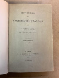 Dictionnaire des Architectes Français