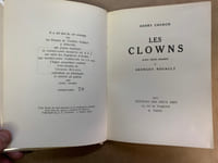 Les Clowns avec trois dessins de Georges Rouault