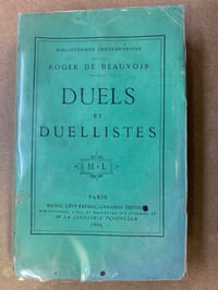 Duels et Duellistes