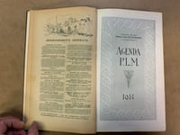 Agenda P.L.M. Chemin de Fer. Paris-Lyon-Méditerranée