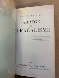 Dictionnaire abrégé du Surréalisme