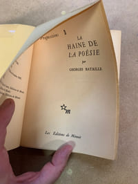 La haine de la poésie