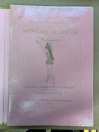 L’Adroite Princesse ou les Aventures de Finette, conte de fée, avec cinq lithographie en couleurs d’après les dessins de Marie Laurencin