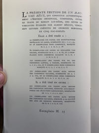 Un mauvais rêve suivi de Notes et Variantes établie par Albert Béguin et de Vingt-sept lettres de G. Bernanos
