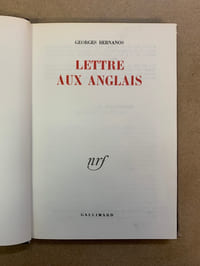 Lettre aux Anglais