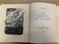 Le silence de la mer avec des lithographies de Luc-Albert Moreau