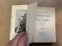 Les derniers jours de Paul Verlaine. Nombreux documents et dessins avec une préface de Maurice Barrès. Nouvelle édition revue et complète