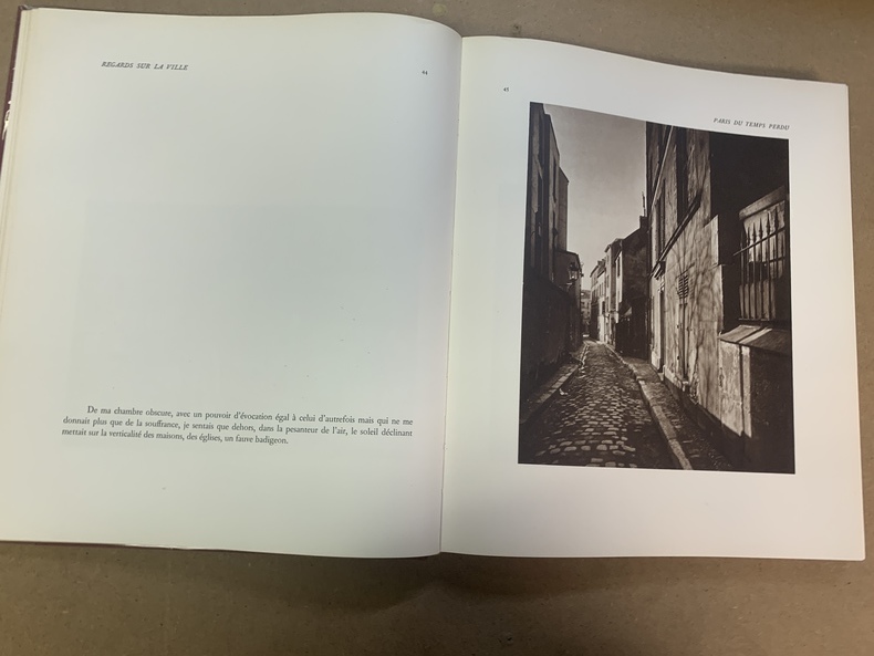 PROUST Marcel - Paris du Temps perdu. Photographies d'Eugène Atget