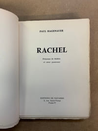 Rachel. Princesse de théâtre et cœur passionné