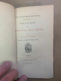 Vins à la mode et Cabarets au XVIIè siècle