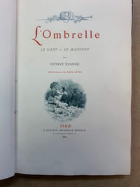 L’Ombrelle - Le Gant - Le Manchon. Illustrations de Paul Avril