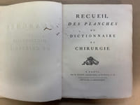 Recueil des planches du Dictionnaire de Chirurgie