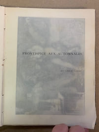 LE CENTAURE. Recueil trimestriel de Littérature et d’Art. Premier Volume