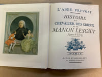 Histoire du Chevalier des Grieux et de Manon Lescaut. Figures de Lelong