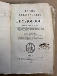 Précis élémentaire de physiologie. Tome premier Contenant les Notions préliminaires, l’histoire de la Vue, de l’Ouie, de l’Odorat, du Goût, du Toucher ; celle de l’Intelligence, de l’Instinct, des Passions, de la Voix, des Attitudes et des Mouvemens. Tome second Contenant l’Histoire des Fonctions nutritives et de la Génération, etc…